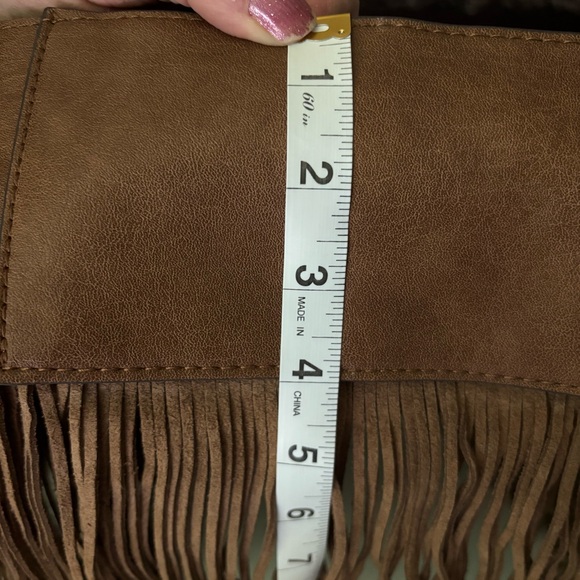 Jessica Simpson Brown Bag with Fringe - Picture 13 of 13
